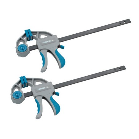 Serre joint une main Ferrestock 12"/300 mm (2 pcs)