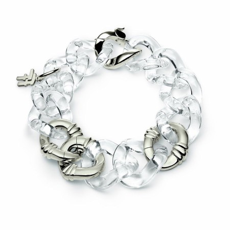 Bracelet Femme Folli Follie 4B1F004C Transparent Polycarbonate (17 cm)