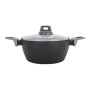 Casserole avec Couvercle Amercook Noir Aluminium (Ø 24 cm)