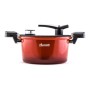 Casserole avec couvercle en verre Amercook Rouge 5 L