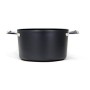 Casserole avec Couvercle Amercook Noir Acier inoxydable (Ø 24 cm)