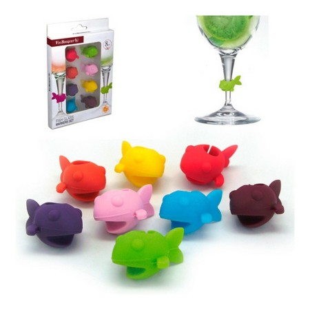 Marqueur de coupe Vin Bouquet 8 pcs