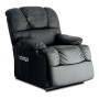 Fauteuil Relax Masseur Lève-personne Astan Hogar Noir Cuir synthétoqie