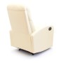 Fauteuil Inclinable Astan Hogar Relax Manuel Crème Cuir synthétoqie