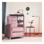 Fauteuil Inclinable Astan Hogar Relax Manuel Rose Velours