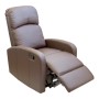 Fauteuil Inclinable Astan Hogar Relax Manuel Chocolat Cuir synthétoqie