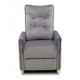 Fauteuil Inclinable Astan Hogar Relax Manuel Gris Velours