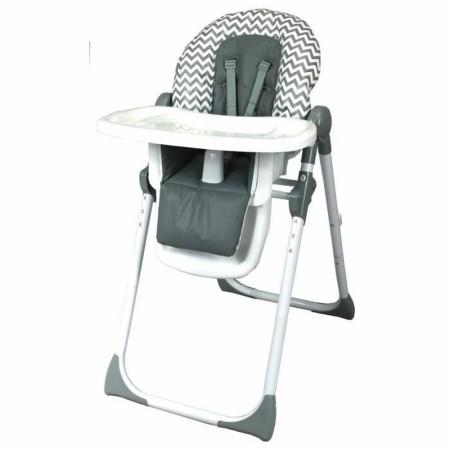 Chaise haute Bambisol Gris + 6 Mois