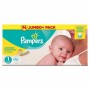 Couches Pampers Premium Protection New Baby Taille 1 (96 uds)
