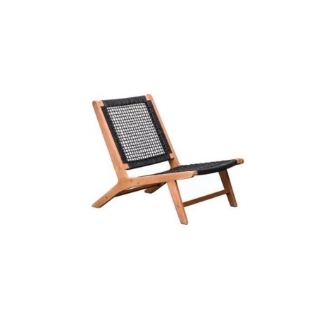 Chaise de jardin Beau Rivage Corde Bois d'eucalyptus (81 x 60 x 72 cm)