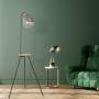 Lampadaire Corep Noir Métal Bois 15 W