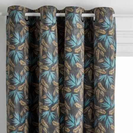 Rideau Atmosphera Polyester Tropical Gris foncé (140 x 260 cm)
