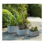 Cache-pot Beau Rivage Fibre de Verre Gris clair