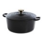 Casserole Bissell Rond Noir Fonte 4,2L Ø 24 cm