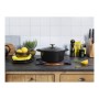 Casserole Bissell Rond Noir Fonte 4,2L Ø 24 cm