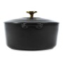 Casserole Bissell Rond Noir Fonte 4,2L Ø 24 cm