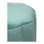 Pouf Atmosphera Bleu Velours Polyuréthane