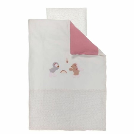 Protection du berceau Nattou Sachet & Pauline 100 x 140 x 4 cm Rose