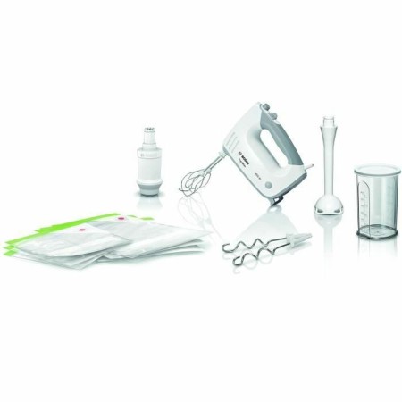 Mixeur Manuel Multifonction avec Accessoires BOSCH ErgoMixx Beater Gris Blanc 450 W