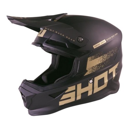 Casque Furious Raw 2.0 Negro, oro
