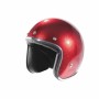 Casque Nox Rouge 58 cm M Motocyclette Jet