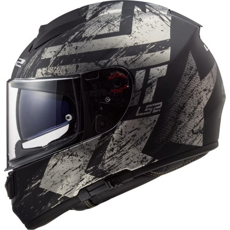 Casque LS2 Vector Hunter Noir/Gris (Taille 55-56)