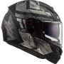 Casque LS2 Vector Hunter Noir/Gris (Taille 55-56)