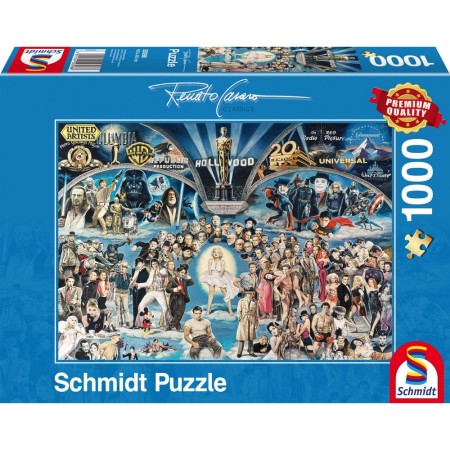 Puzzle Schmidt Spiele Hollywood 69,3 x 49,3 cm 1000 Pièces