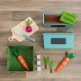 Cuisinière jouet Kidkraft Ezkraft Assembly 53442 Bois Accessoires Lumières Jardinière avec son Gourmet