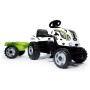 Tracteur Smoby Pedal Tractor Farmer XL Cow + Trailer