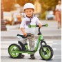 Vélo pour Enfants Skids Control Acier Vert Nylon Repose-pied