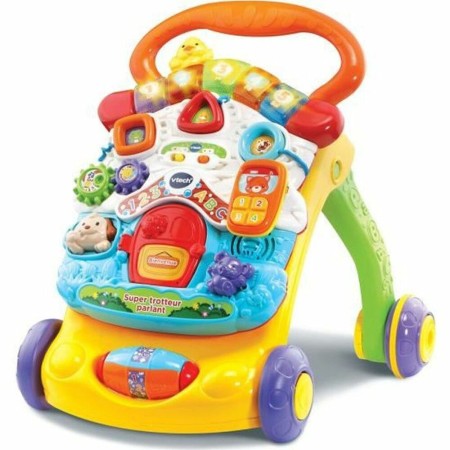 Tricycle Vtech Super Trotteur Parlant 2 En 1 Orange (FR)