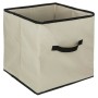 Boîte Multiusage Five Beige Carton polypropylène (31 x 31 cm)