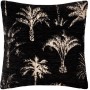 Coussin Atmosphera Palm Noir (40 x 40 cm)
