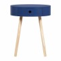 Table de Nuit Bleu foncé Bois MDF (40 x 40 x 48 cm)