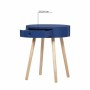 Table de Nuit Bleu foncé Bois MDF (40 x 40 x 48 cm)