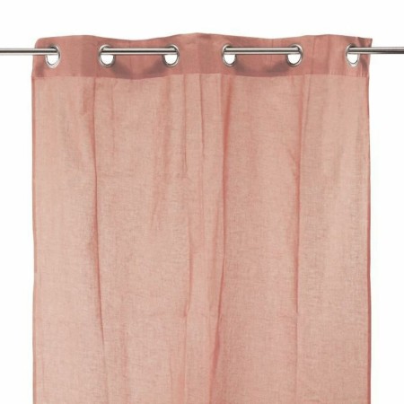 Rideau Coton Terre cuite (105 x 250 cm)