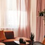 Rideau Coton Terre cuite (105 x 250 cm)