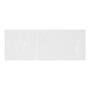 Rideau Atmosphera Striped Blanc (140 x 240 cm)