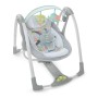 Fauteuil à Bascule Compact Swing - Hugs & Hoots Gris Blanc Bébé