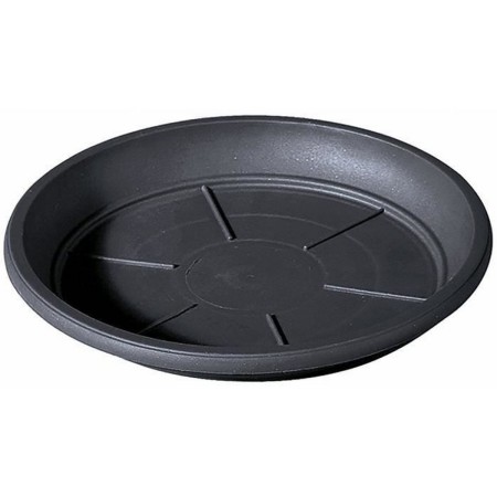 Sous-pot Deroma Day R Rond Plastique Anthracite (Ø 35 cm)