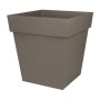 Pot EDA Tuscan Taupe polypropylène Carré (49,5 x 49,5 x 52,5 cm)