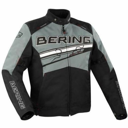 Veste de moto Bering Bario Noir/Gris Taille 46-48