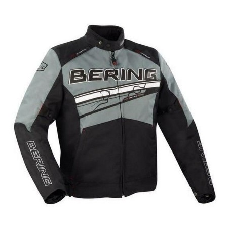 Veste de moto Bering Bario (Taille XL) Noir/Gris