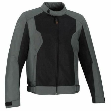 Veste de moto Bering Riko Noir/Gris Taille 50-52