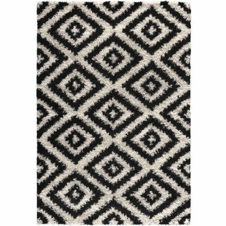 Tapis Nazar Blanc polypropylène Noir (150 x 220 cm)