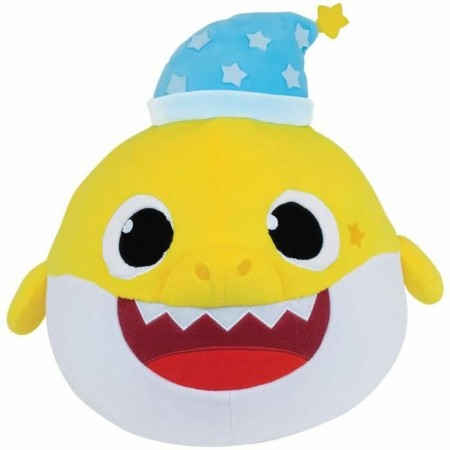 Jouet Peluche Jemini Baby Shark-Pyjama BONNE NOIT Jaune Organisateur interne