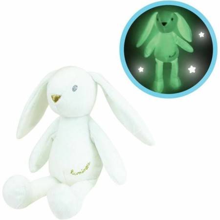 Jouet Peluche Jemini Luminou White Rabbit 20 cm