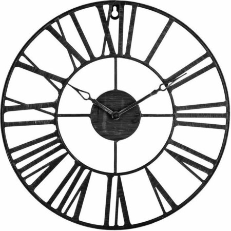 Horloge Murale Atmosphera Ø 36,5 cm Noir Métal