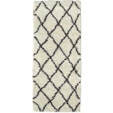 Tapis Nazar Crème polypropylène (67 x 180 cm)